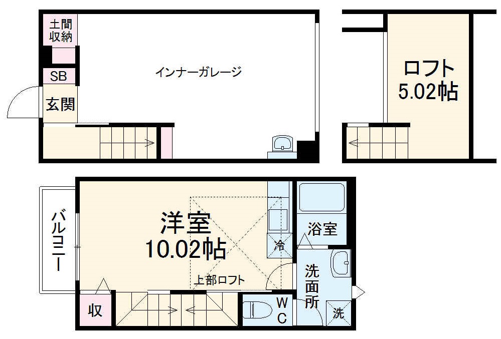 FUN-BOX津田沼の間取り