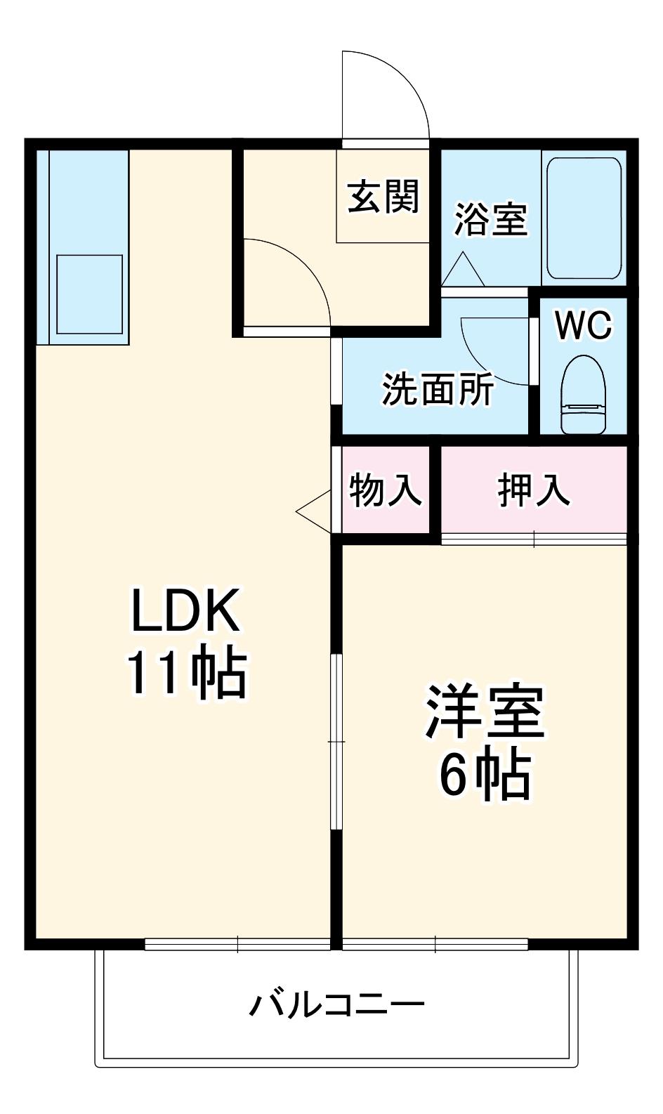 ルーセント花水木の間取り