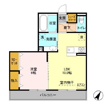 メテオール・スクエアの間取り