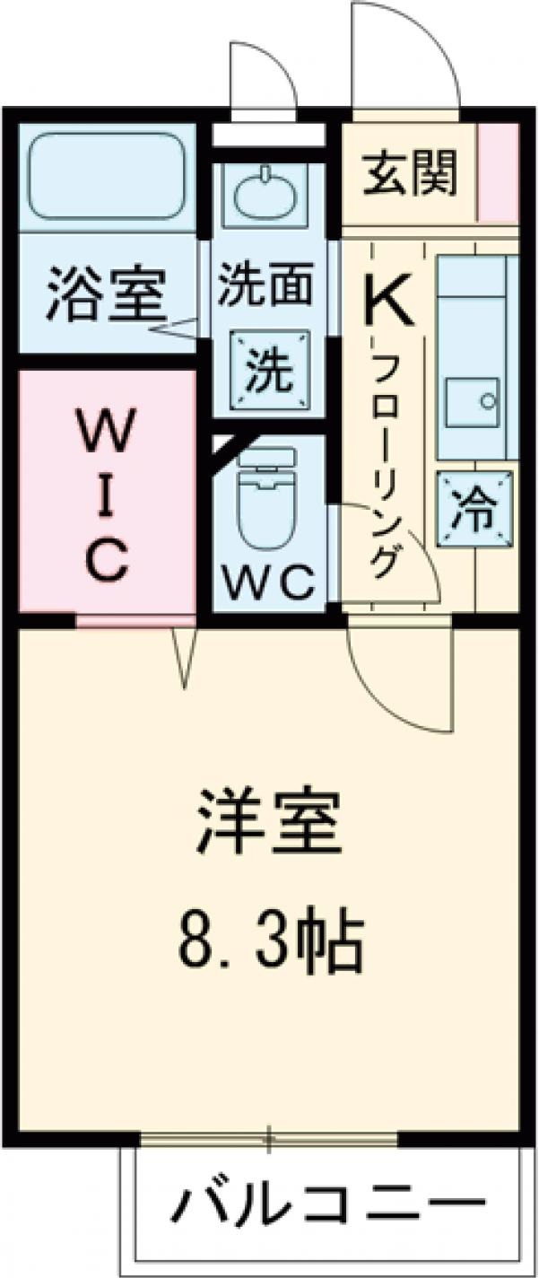 分梅町の完工年月(2007年1月)築の賃貸アパートの間取り