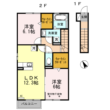 プライムの間取り