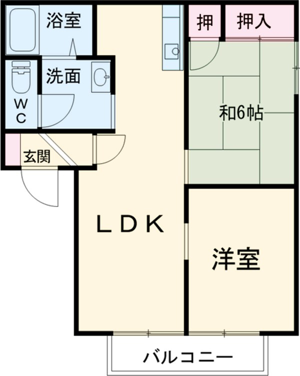 グレース北野の間取り