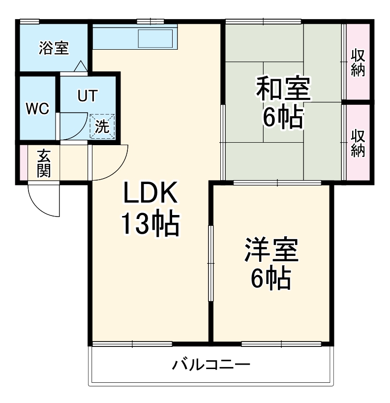 グレース北野の間取り