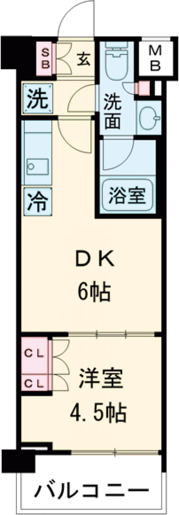ルフォンプログレ中野富士見町ザ・レジデンスの間取り
