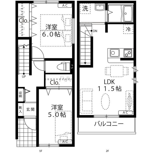 siesta SOBI-Vの間取り