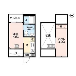 ブランノワール本陣 S棟の間取り