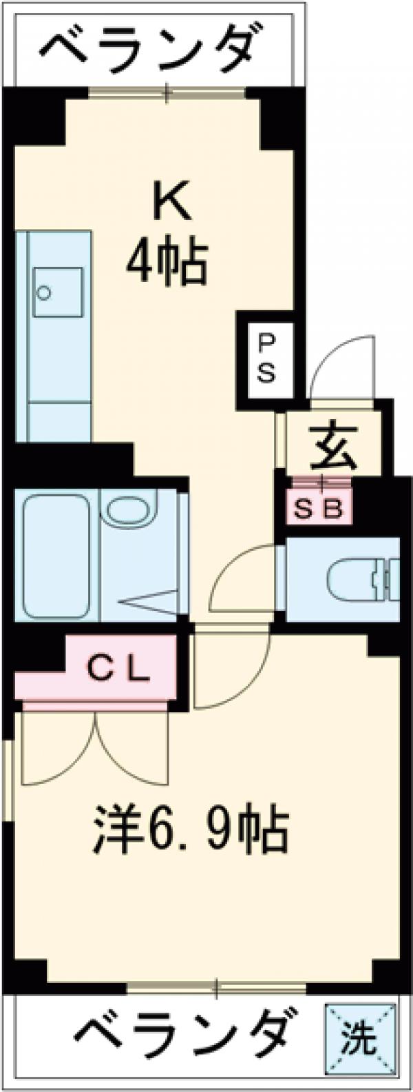 ベラカーザ本町の間取り