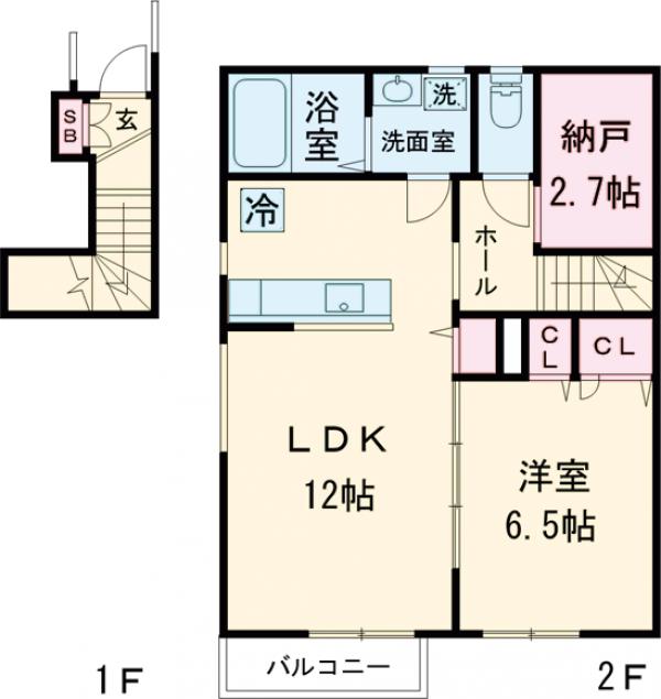 フォレストコートA棟・B棟の間取り