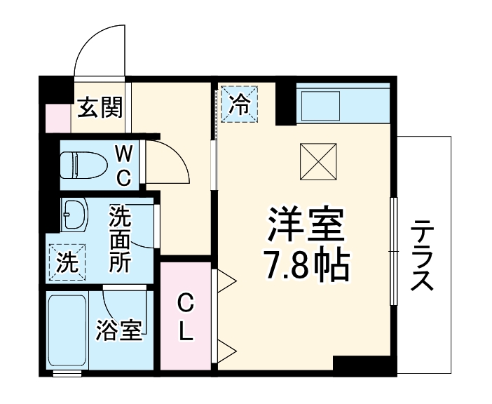 クレールの間取り