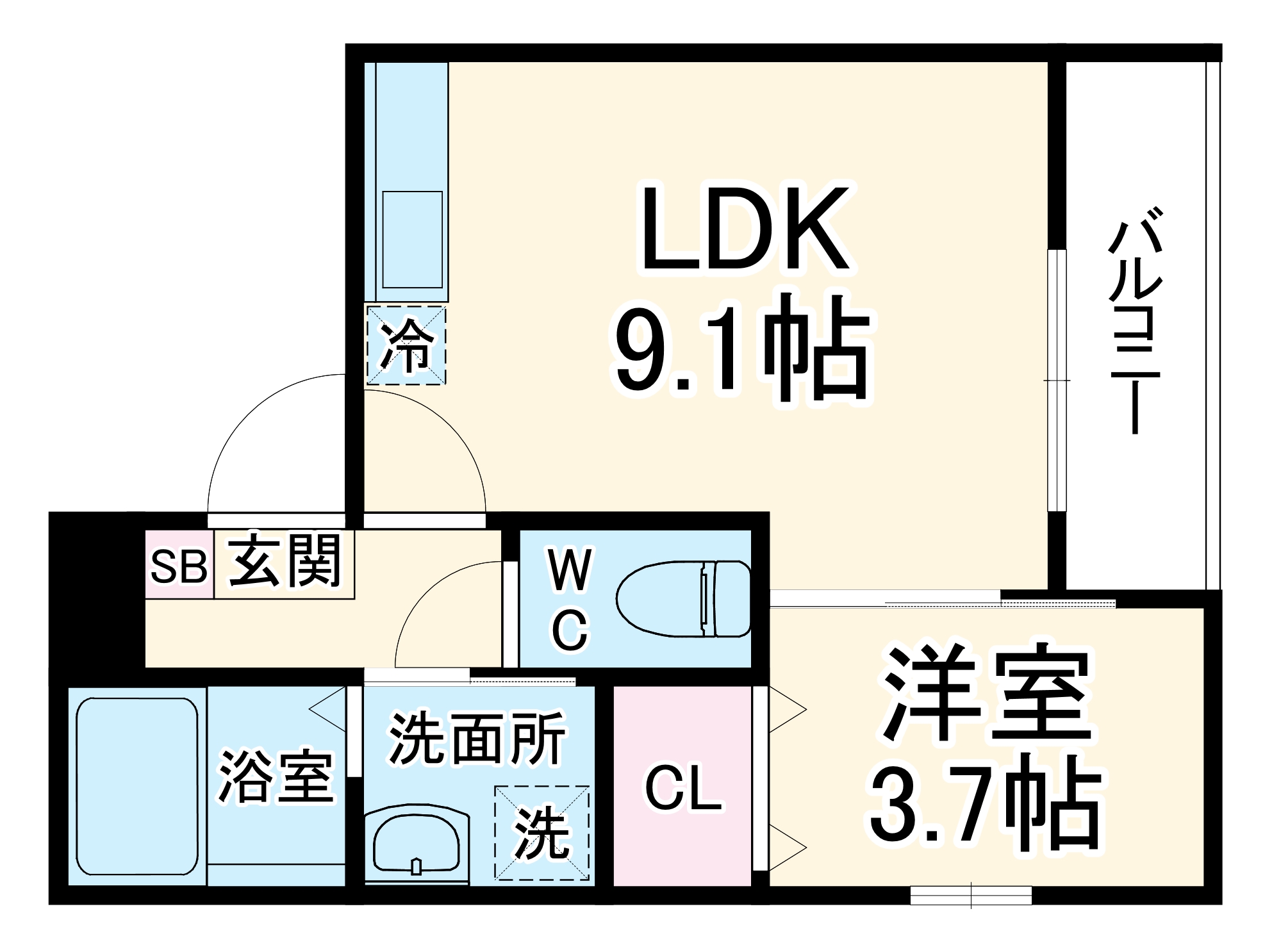 KBY Futaseの間取り