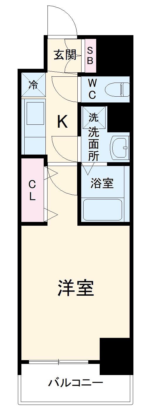 ワールドアイ名古屋城北の間取り