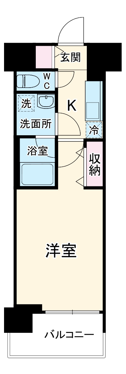 コンフォリア京町堀の間取り