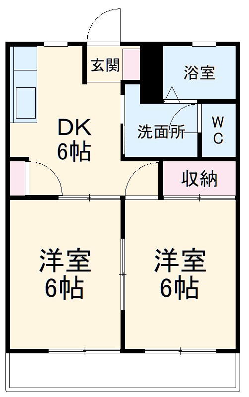 プラージュMの間取り