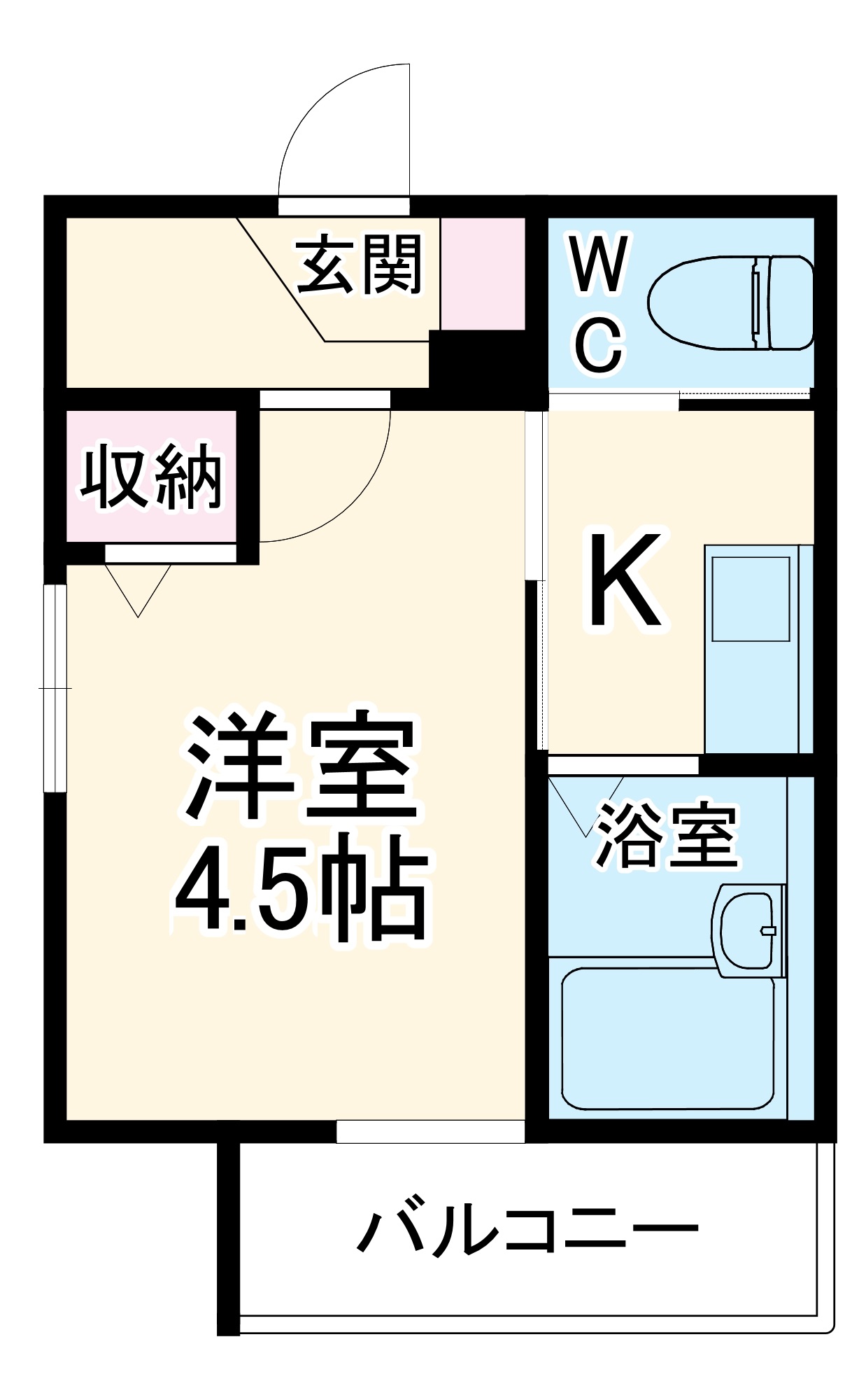 メルディア二和西4丁目の間取り