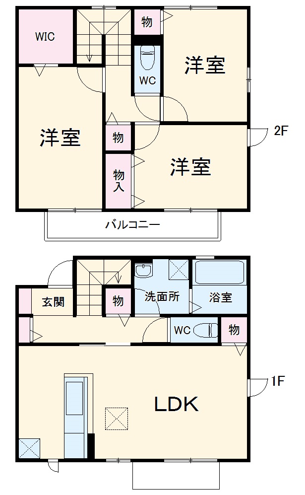 ステラⅠの間取り