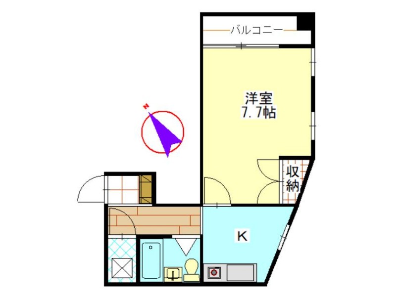 WAKOMECビルの間取り