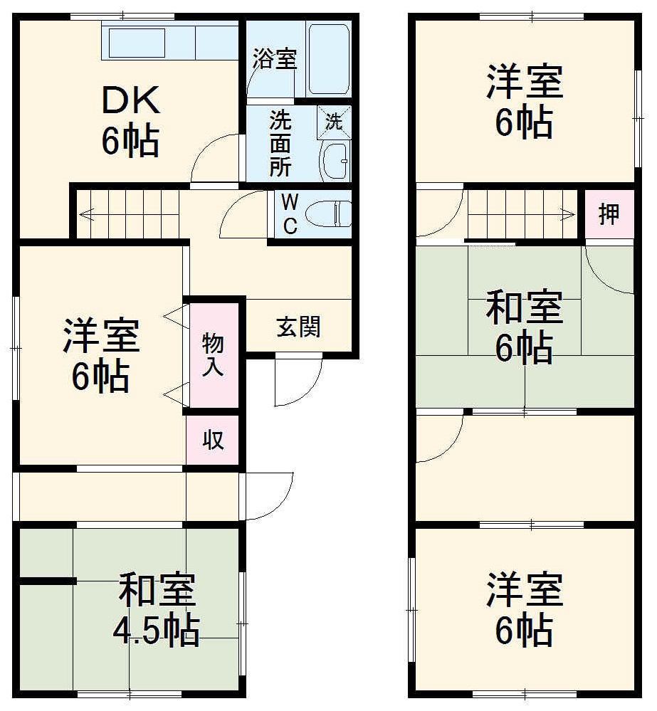 広永町戸建の間取り