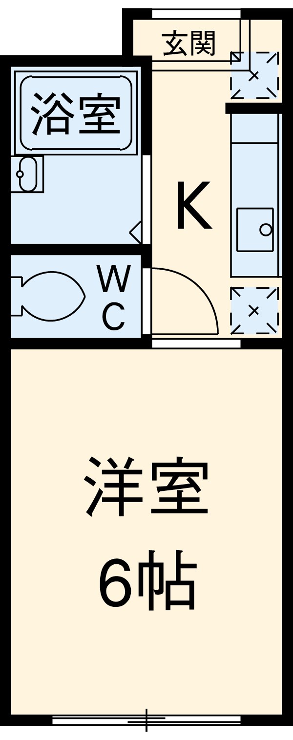 レインボーコートの間取り