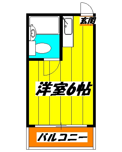 千代田カレッジビラの間取り