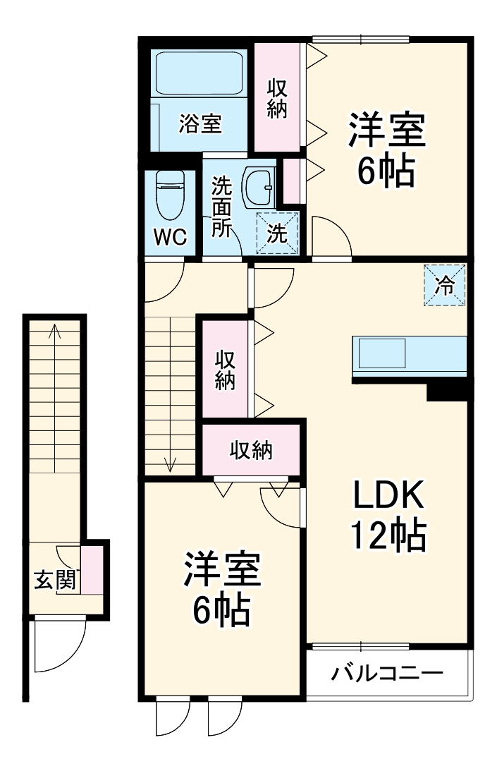 リーブル ミネットの間取り