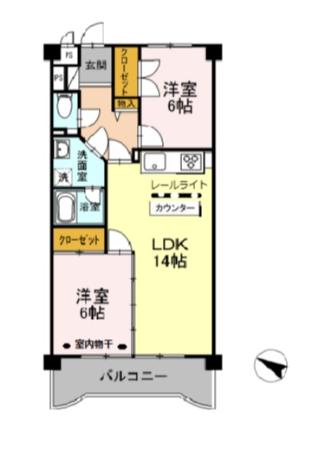 マンションビスタリカの間取り