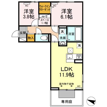 ジャルダンの間取り