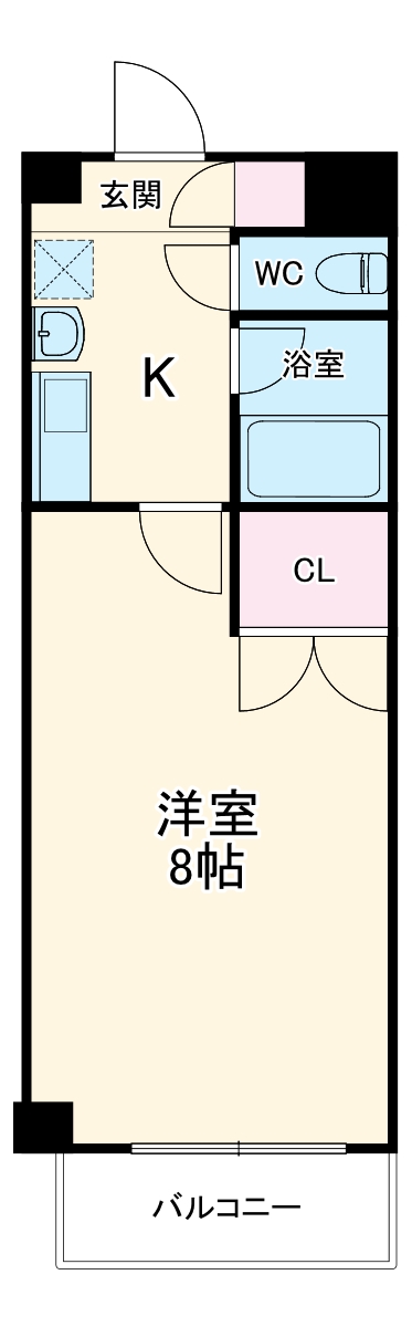 レージュ松原の間取り