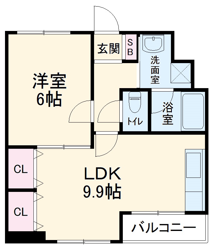 リエス西院の間取り