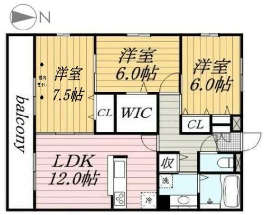 FeLicia Court Eastの間取り