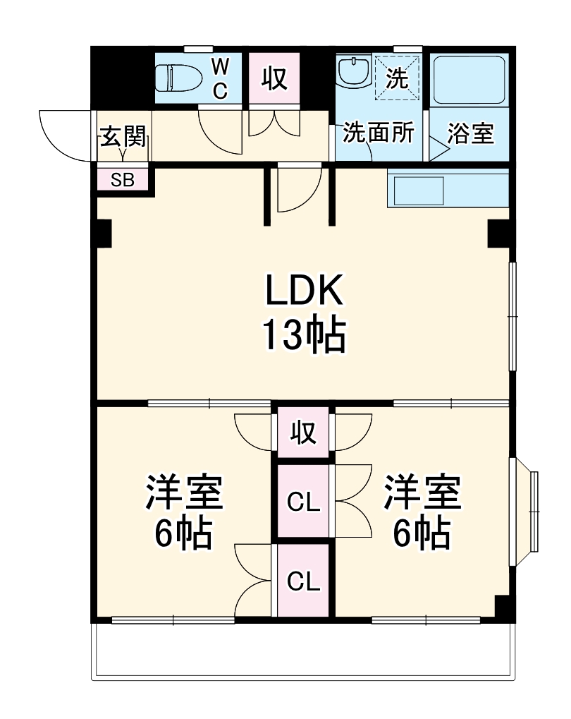 リブレス大宮の間取り