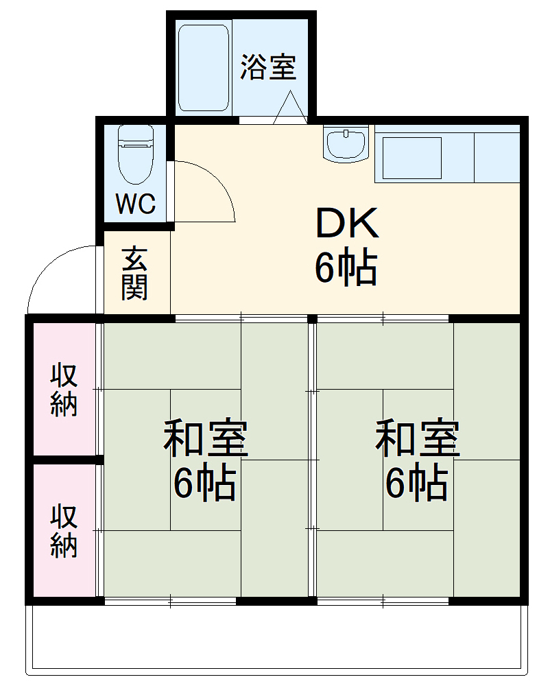 ヴィレッジ東海の間取り