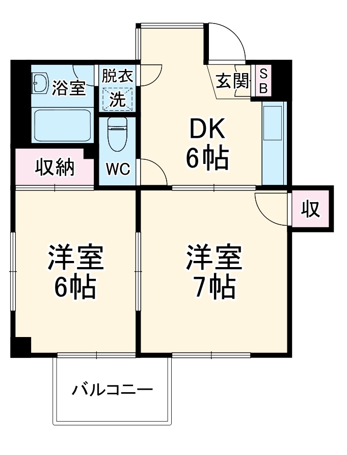 ニューパレス馬橋の間取り