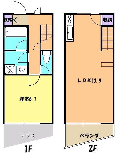テールドゥ上屋敷の間取り