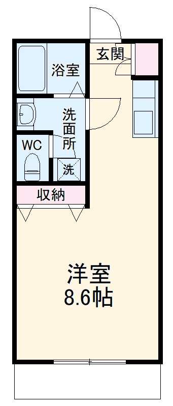 ベルグラン吉田Bの間取り