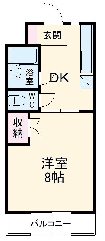 ハイライズ細島の間取り