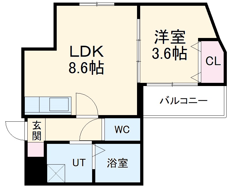 MOVE野並の間取り