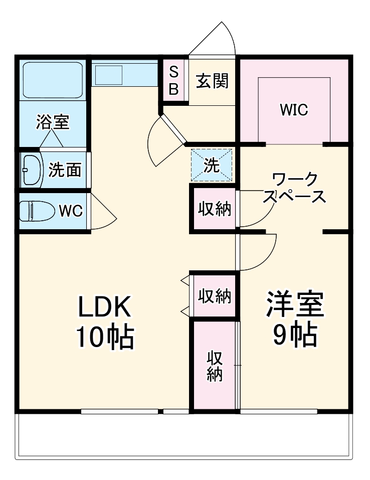 コーポ福島の間取り