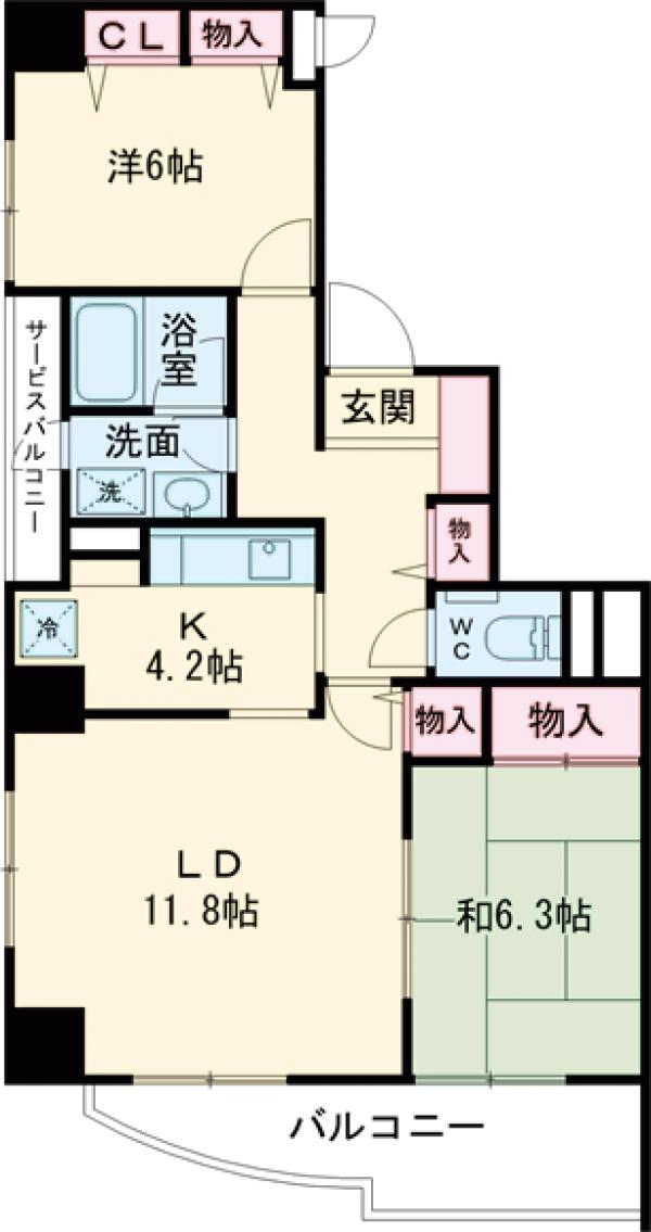 ラグーナ東池袋の間取り