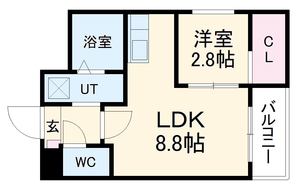 ＭＯＶＥ堀田ＳＯＵＴＨの間取り