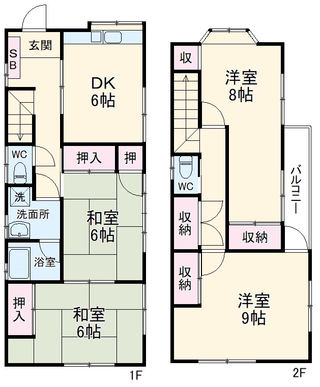 我孫子市我孫子戸建ての間取り