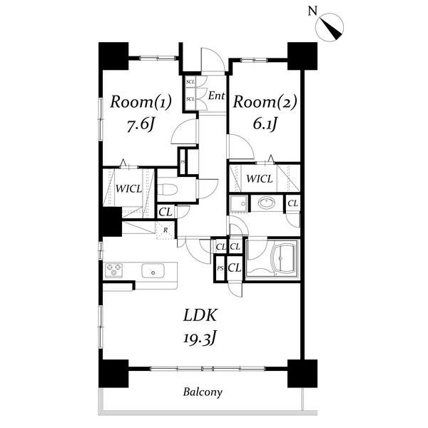 ロイヤルパークス千種の間取り