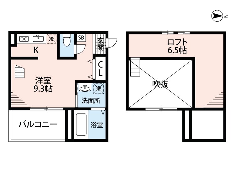 ESPACE DECOREの間取り
