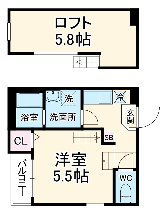 ハーモニーテラス野並の間取り