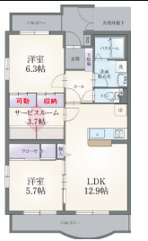 エクセレント・パレスの間取り