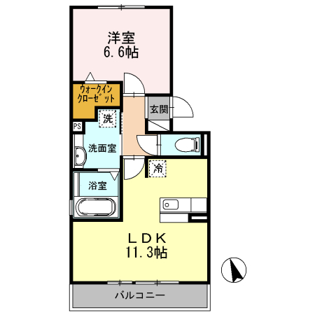 カサ・ルーチェの間取り