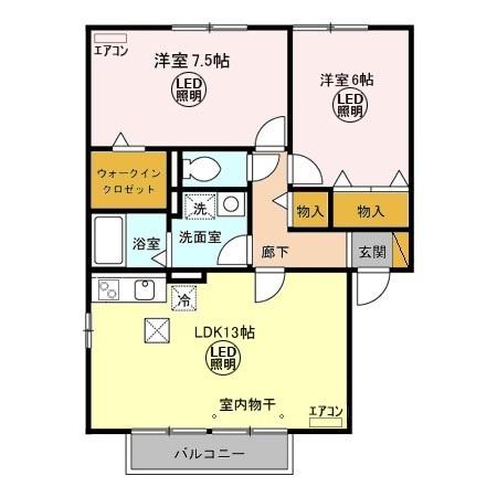 サンク・クレール ABCの間取り