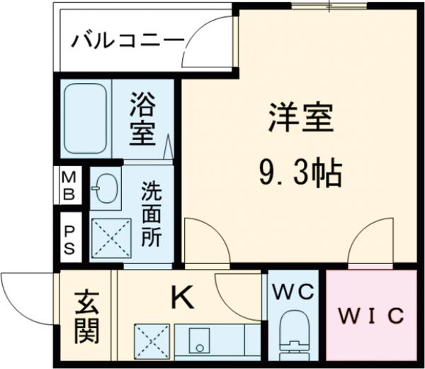 フジパレス南海貝塚駅西Ⅰ番館の間取り
