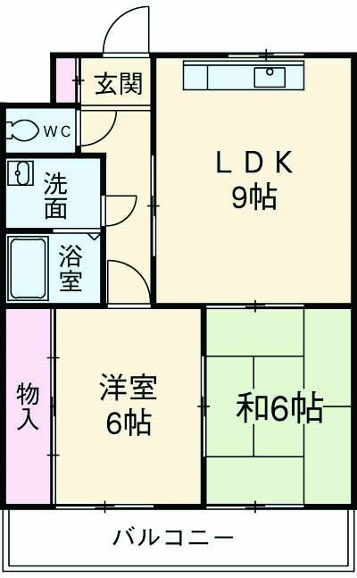 ノアコート森田の間取り