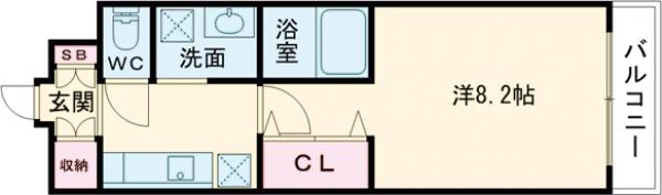 ベラジオ四条壬生の間取り