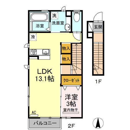 しあわせ夢ハウスの間取り
